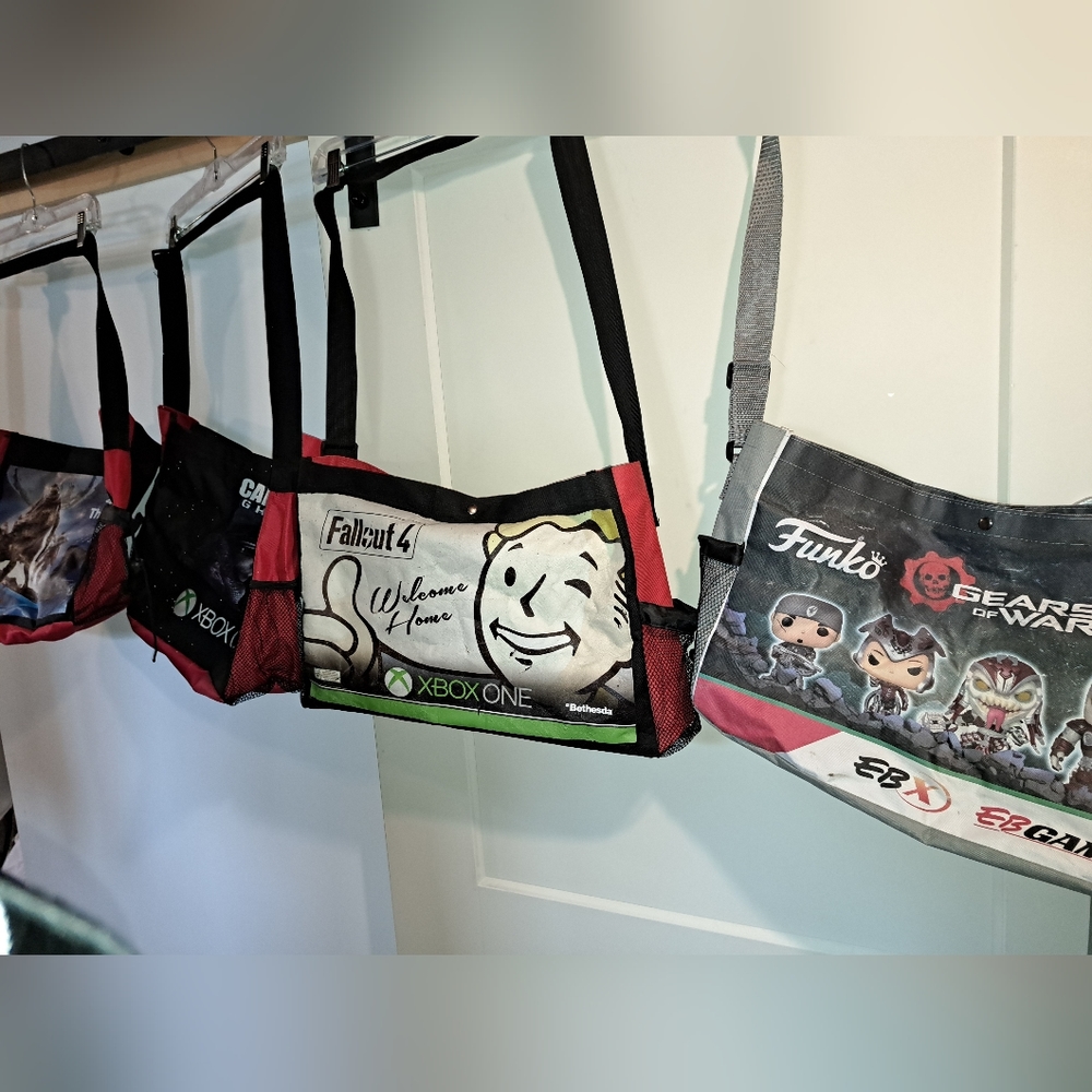 Eb Games Tote / shoulder Bags lot of 4